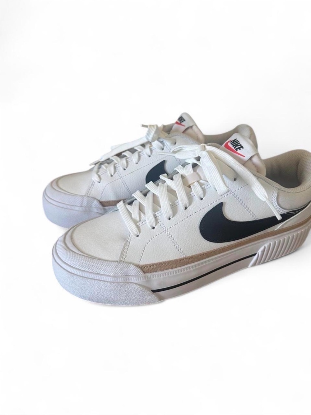 Nike Court Legacy Lift platform sneakers